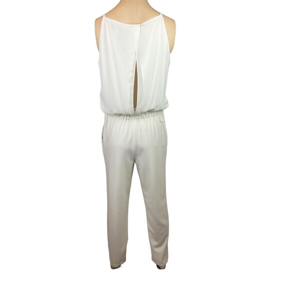 BCBGMaxazria Waylen Jumpsuit Size 2 Ivory Sleeveless Wedding  Formal - Picture 3 of 15